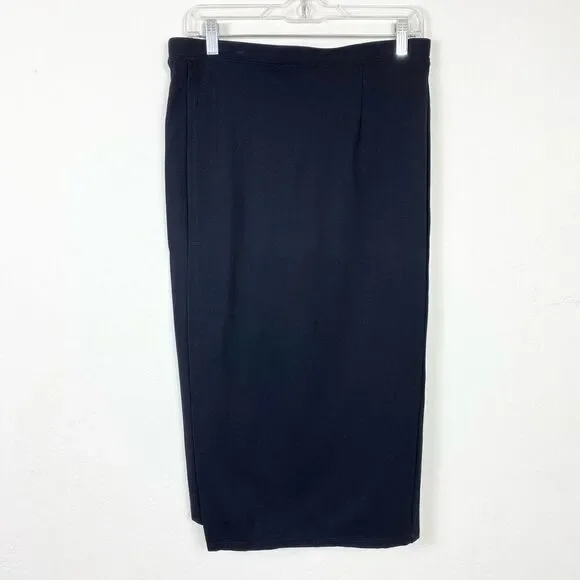 Betabrand Black The Sassiest Pant Yoga Dress Pant Skort Combo Size L Petite - Picture 5 of 7